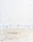 Rene Drouet French Bistro Chairs, Mid 20th Century, Pair