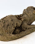 Reconstituted Stone Dog Spaniel Garden Ornament, England 20th Century