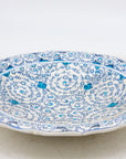 Vintage Iznik Plate in Turquoise, Blue, Cream, Early 20th C. Turkey