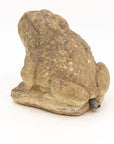 Reconstituted Stone Frog Fountain Garden Ornament, 20th Century