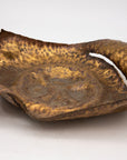 Burnished Metal Brutalist Inspired Tray, Late 20th Century