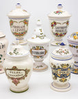 Set of Seven early 20th Century French Provence Apothecary Jars