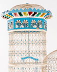 Polychrome Wire Birdcage, French 20th-Century