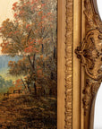 Hudson River School Painting Oil on Canvas, 20th century