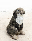 Bunny Rabbit Hare Garden Ornament, French Mid 20th Century