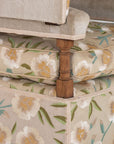 Upholstered Knowle Style Armchair, England Early 20th C.