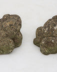 Pair of Reconstituted Stone Frog Garden Ornaments, England 1970s