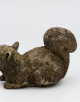 Composite Stone Squirrel Garden Ornament, English 20th Century
