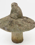 Composite Stone Toadstool Garden Ornament, English Mid 20th C.