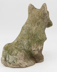 Composite Stone Scottie or Westie Dog, English Mid 20th C.