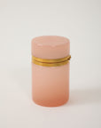 Antique French Pink Cylindrical Opaline Box, Early 20th C.