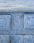 Blue Painted French Buffet, Mid 19th C.