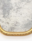 19th Century French Giltwood Mirror with Bow Crown