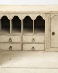 French Painted Secretary Desk with Fallfront, Mid 19th century
