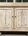 Early 19th century Swedish Vitrine White Painted Pine