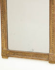 Mirror with lovebird crown