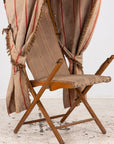 Vintage French Beach Chair with Canopy, Mid 20th C.