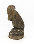 Reconstituted Stone Standing Otter Garden Ornament, French Mid 20th C.