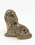 Vintage Reconstituted Stone Dog, English Mid 20th C.