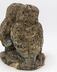 Concrete Owl Family Garden Ornament, French 20th Century