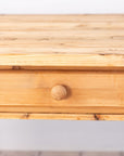 Vintage Pine Farmhouse Table, USA 1960s