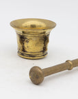 Antique Vintage Brass Mortar and Pestle