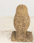 Vintage Stone Owl Garden Ornament