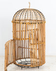 Large Cane Bamboo Dovecote, England Mid 20th Century
