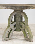 Brutalist Style Concrete Table and set of Four Chairs, England 1960s