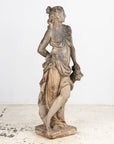 Large Winter Goddess of the Four Seasons Garden Figure, Italy, Late 20th C.