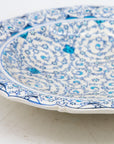 Vintage Iznik Plate in Turquoise, Blue, Cream, Early 20th C. Turkey