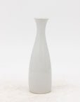 Collection of Three White Single Bud Vases, French Early 21st C.