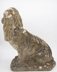 Cast Stone Blood Hound Dog Garden Ornament