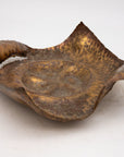 Burnished Metal Brutalist Inspired Tray, Late 20th Century