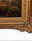 Hudson River School Painting Oil on Canvas, 20th century