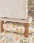 Upholstered Knowle Style Armchair, England Early 20th C.