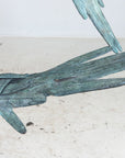 Bronze Sculpture of Three Parrots, Italy Mid 20th C.