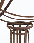 English Mid-20th Century Iron Armillary Sphere on Stand