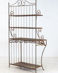 French Circa 1930 Wrought Iron Étagère / Boulangerie Racks