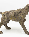 Terracotta Hunting Hound Pointer Dog Statue, Early 20th C.