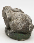 Composite Stone Rabbit or Bunny Garden Ornament, French 20th Century