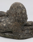 Reconstituted Stone Dog Spaniel Garden Ornament, England 20th Century