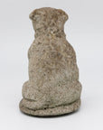 Composite Stone Bull Dog Garden Ornament, England 1970s