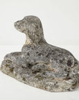 Reconstituted Stone Dog Spaniel Garden Ornament, England 20th Century