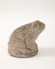 Reconstituted Stone Frog Garden Ornament, England 1960s