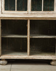 Early 19th century Swedish Vitrine White Painted Pine