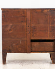 English Bowfront Chest of Drawers, Late 19th Century