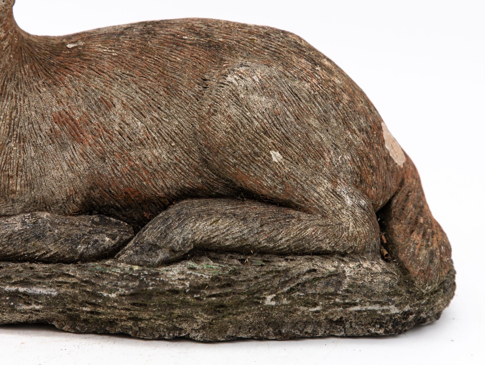 Brown Painted Doe or Deer Garden Ornament