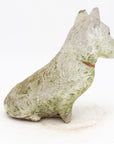 White Westie Dog Garden Ornament Reconstituted Stone, English Mid 20th C.