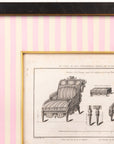 Turkish Style Bergere Armchair, 1780-96, Reproduction Print C. 2005